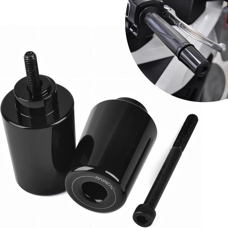 PANICAL Motorcycle For Honda Goldwing Accessories GL1800 F6B ST 1300 Handlebar Terminal Weight Balance Socket Slider 304 Stainless Steel 2001-2026 Gold Wing GL 1800 B (Black Handlebar terminal) - Image 1